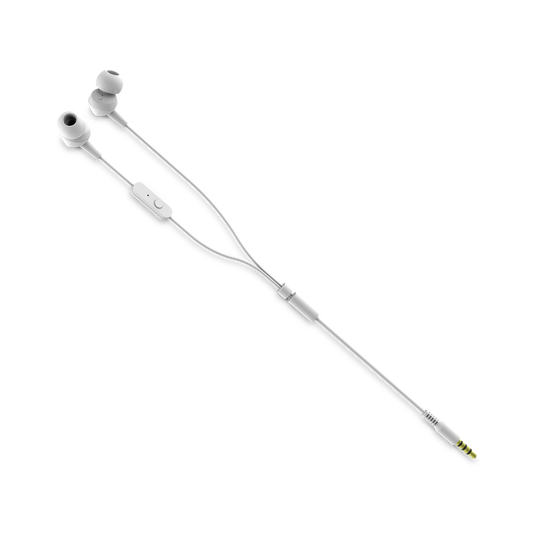 JBL C150SI In Ear Headphones With Mic - White