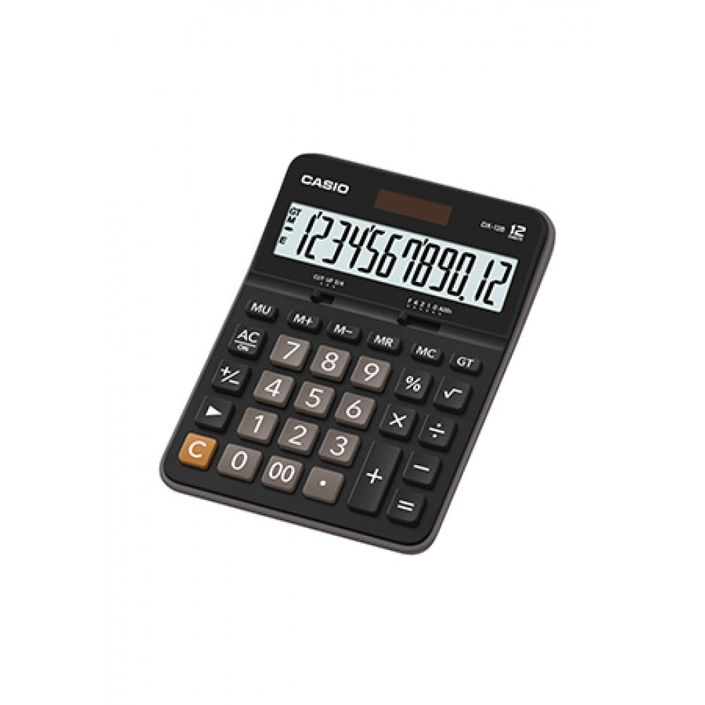 Casio Calculator DX-12B-BK, BLACK