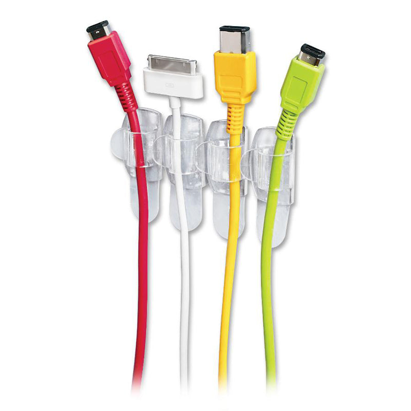 Command™ 17017CLR Clear Round Cord Clips with Clear Strips – Popular ...