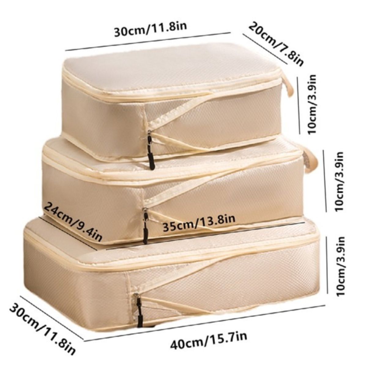 Compression Travel Bag 3 Piece Oxford 300