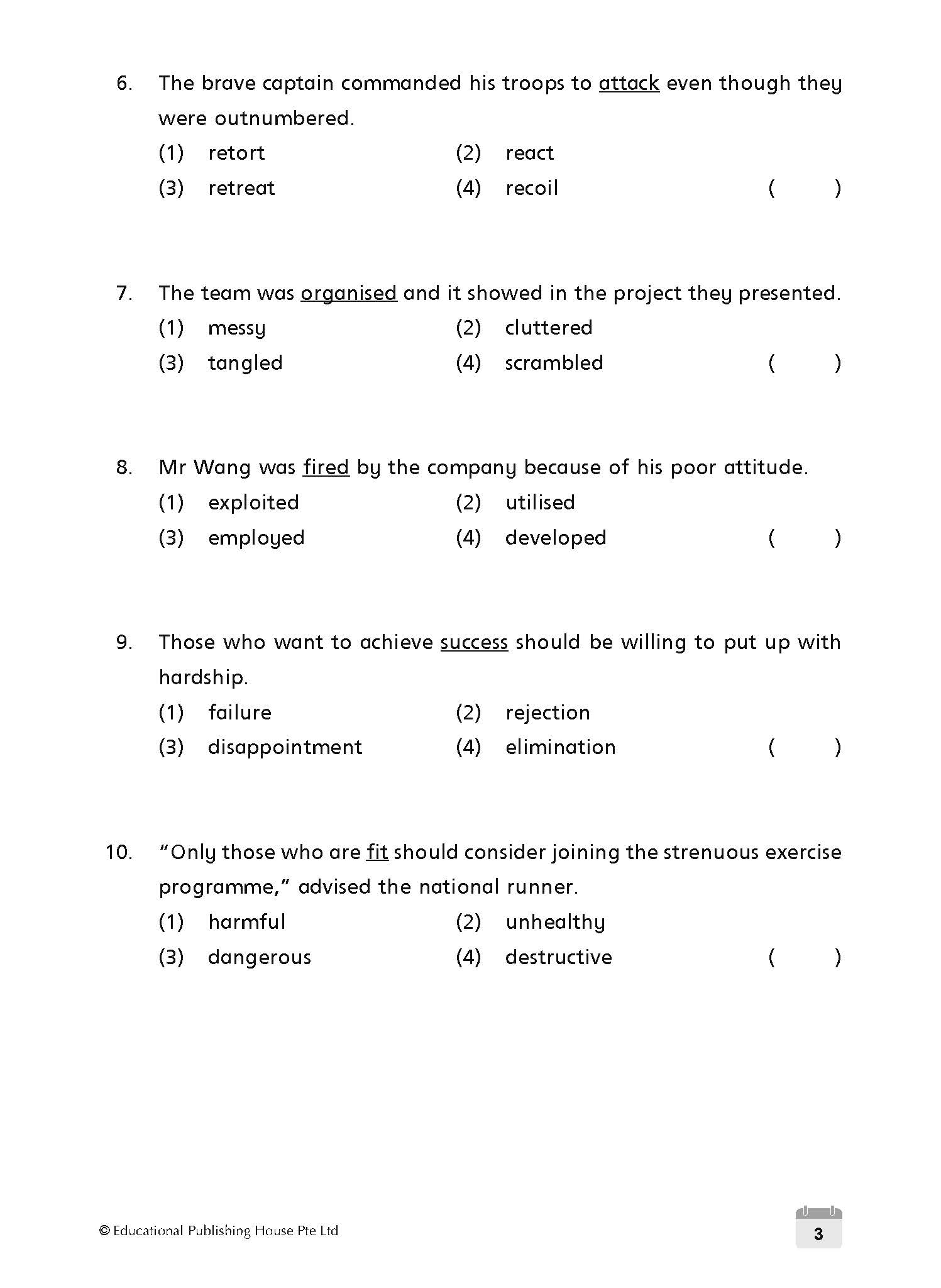 Primary 6 English Weekly Revision 5th Edition