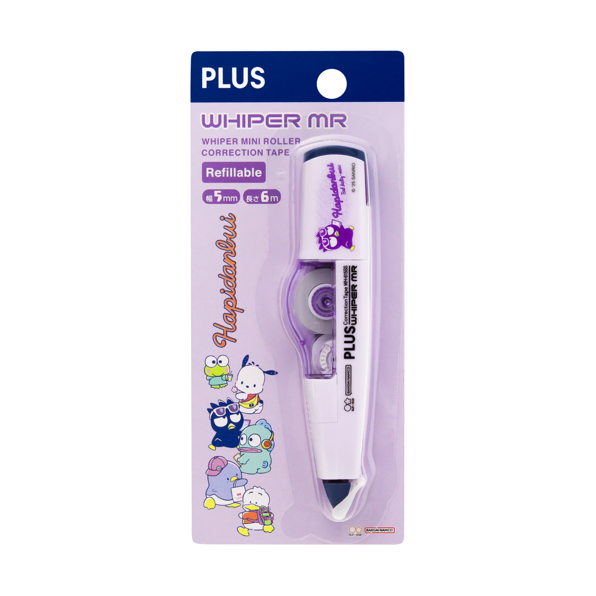 PLUS MR Correction Tape Hapidanbui Badtz-maru