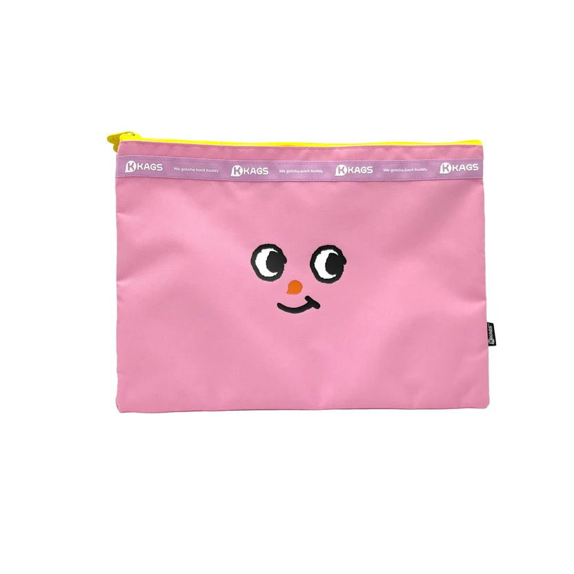 KAGS WHPH SERIES F4 ZIPPER BAG PINK