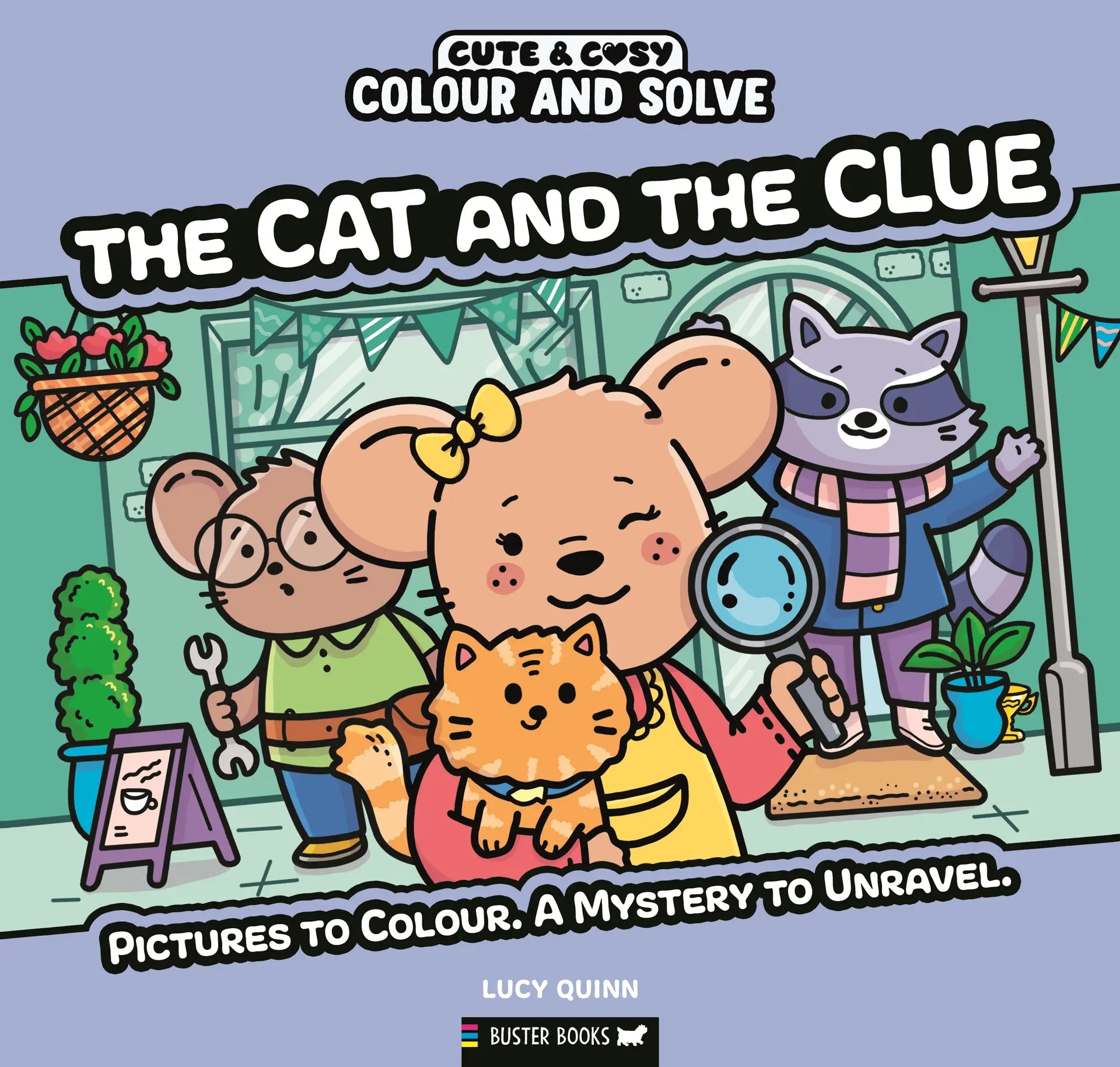 Cute & Cosy Colour Solve: Cat & Clue