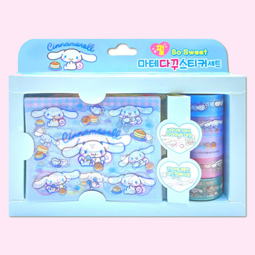 Sanrio Cinnamoroll Deco Tape & Sticker Set