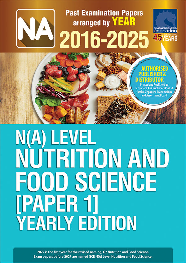  N(A)-Level Nutrition And Food Science [Paper 1] (2016-2025)