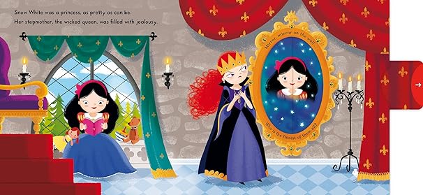 Snow White: A Push, Pull, Slide Book (Campbell First Stories) – Board Book