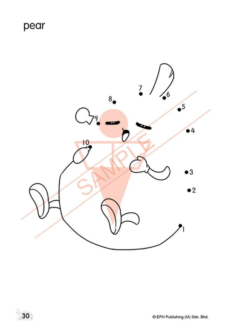 Nursery Dot-to-Dot for Preschoolers - Numbers 1-10