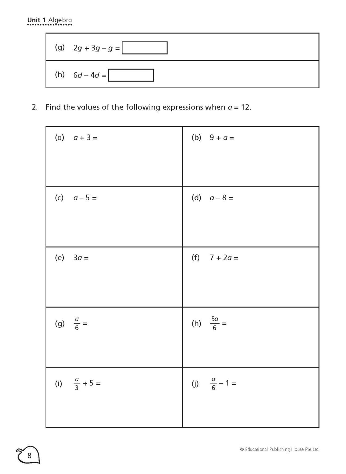 Primary 6 Diagnostic Practice In Maths 