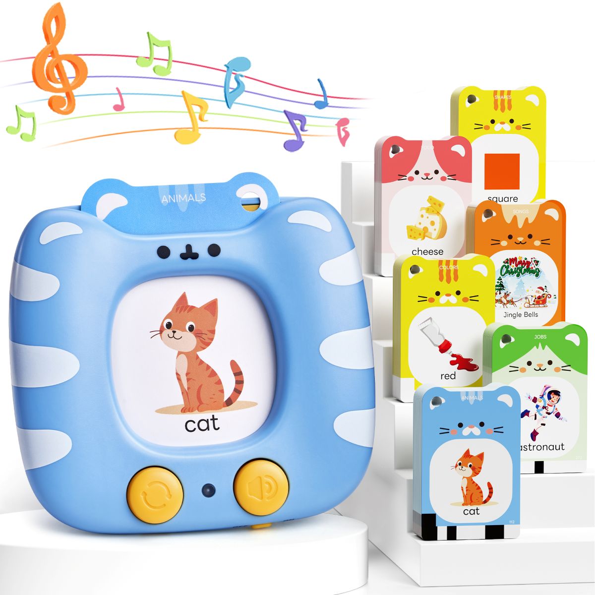 JOYCAT TALKING FLASH CARD ENGLISH BLUE