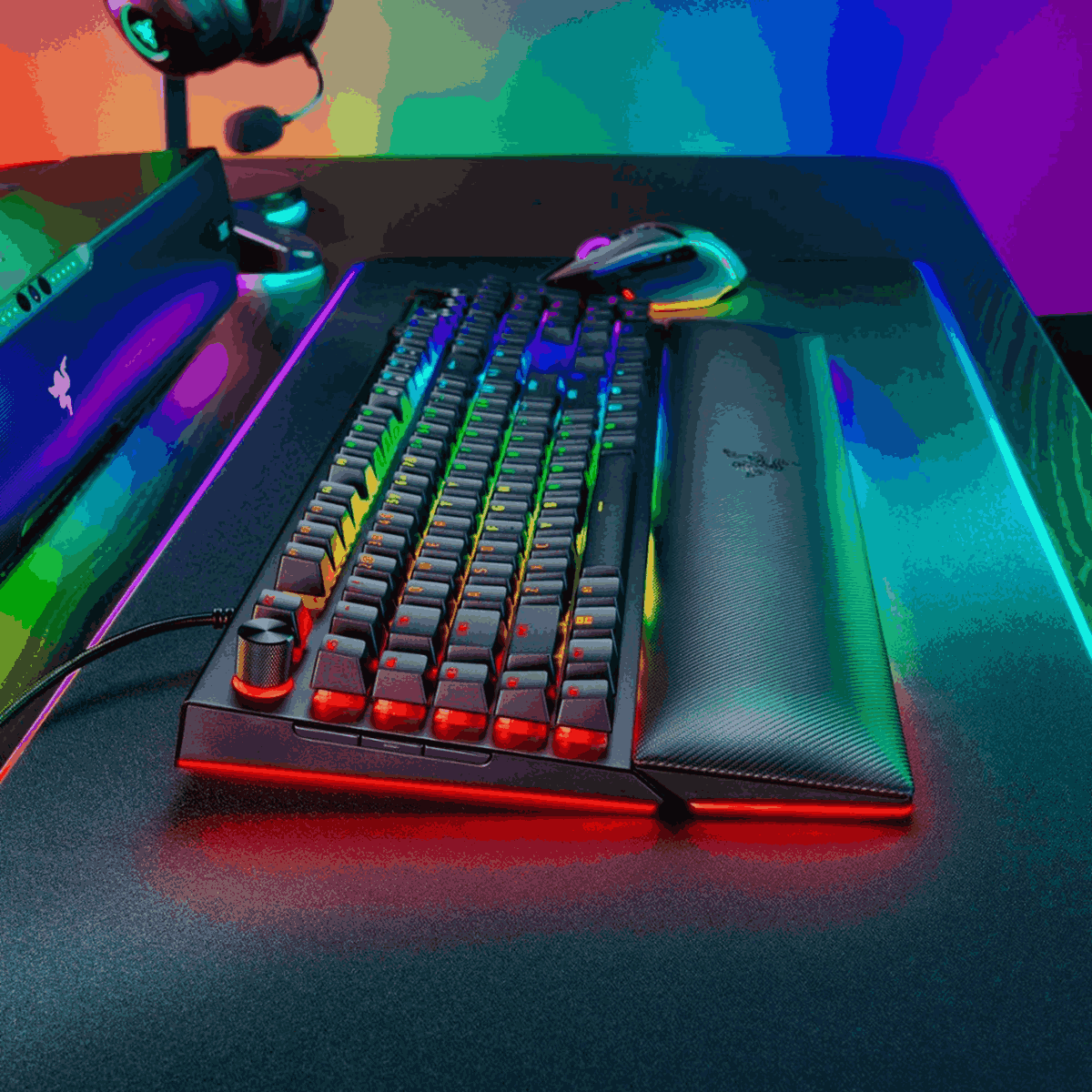Razer BlackWidow V4 Pro Mechanical Gaming Keyboard (Yellow Switch)