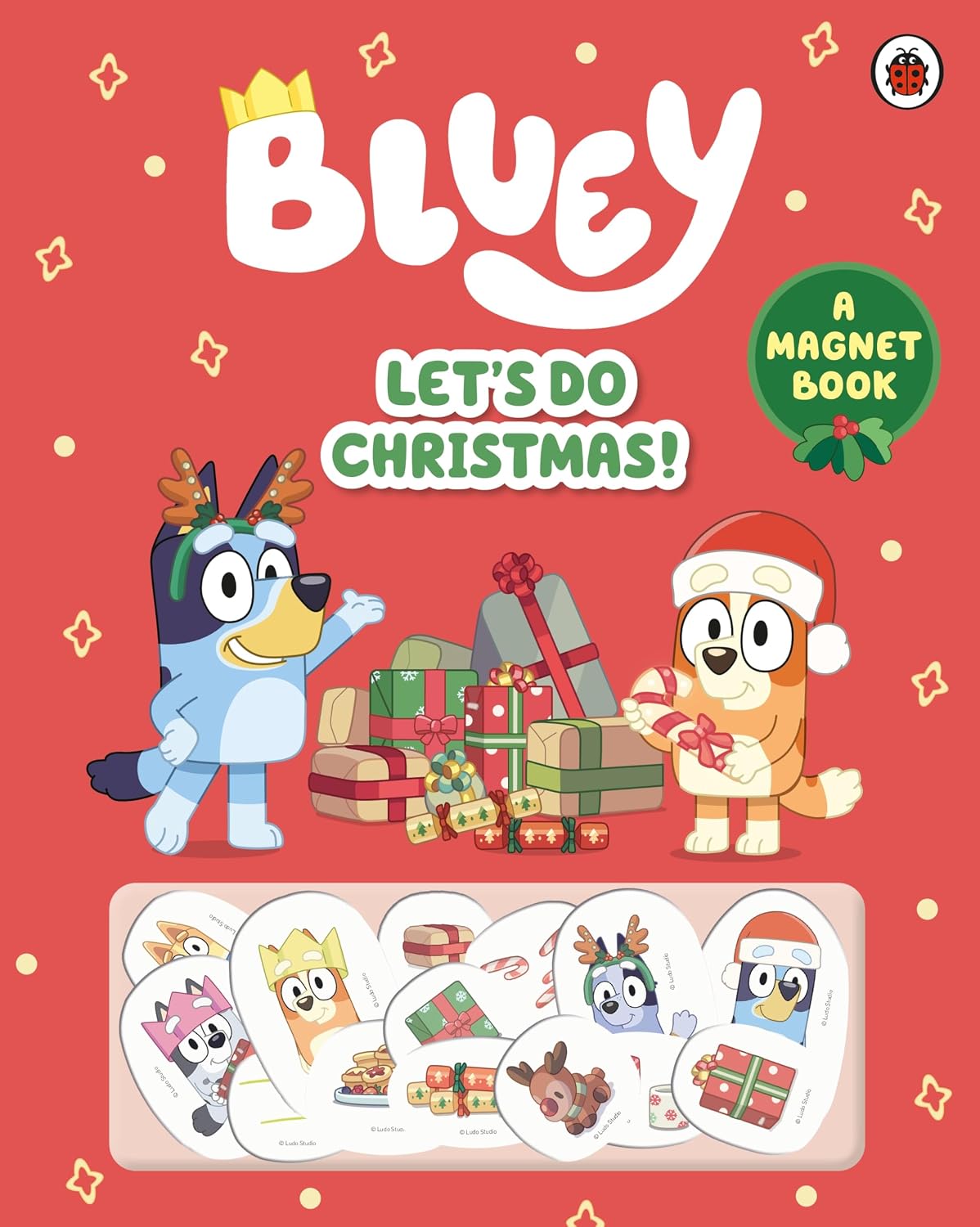 Bluey: Let's Do Christmas!: A Festive, Fun-Filled Magnet Book (Hardcover)
