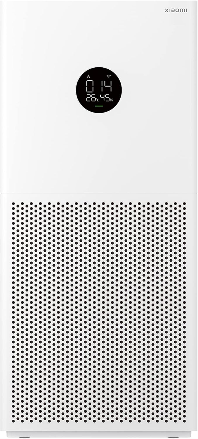 Xiaomi Smart Air Purifier 4 Lite APP/Voice Control,Suitable for large room Smart Air Cleaner Global Version, 360 m3/h PM CADR, OLED Touch Screen Display - Mi Home App Works With Alexa - White