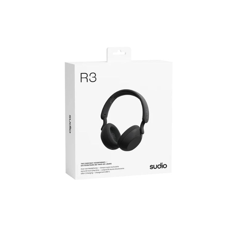 Sudio R3 Wireless Headphones - Black