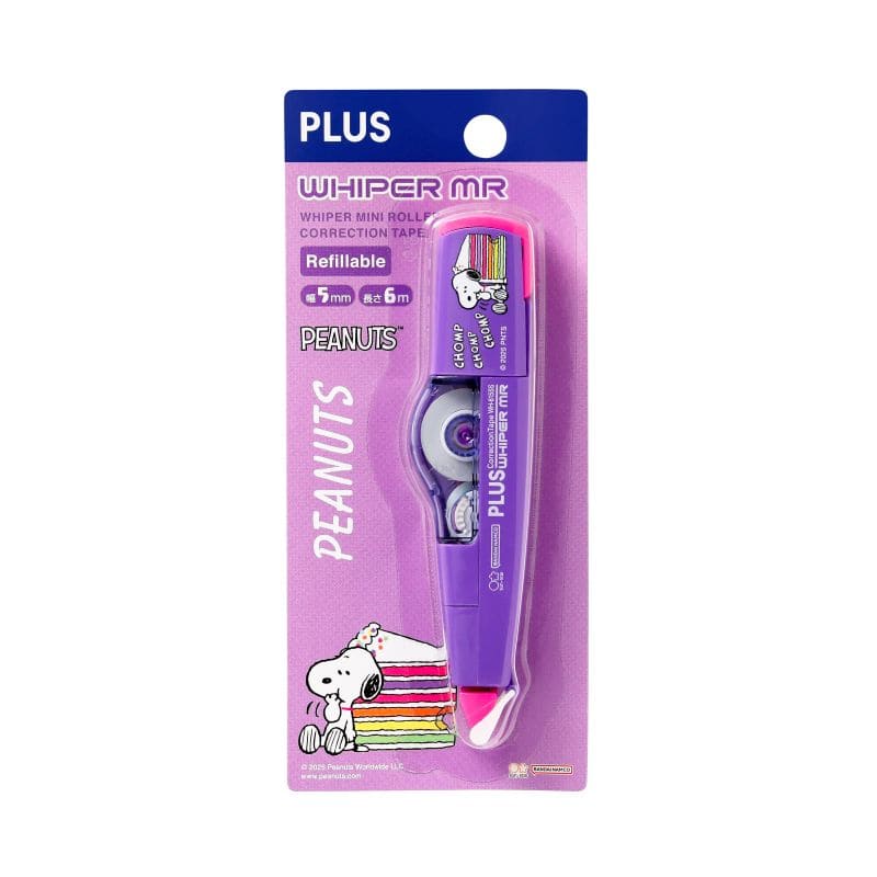 PLUS MR Correction Tape WH-615 PEANUTS SWEETS 
