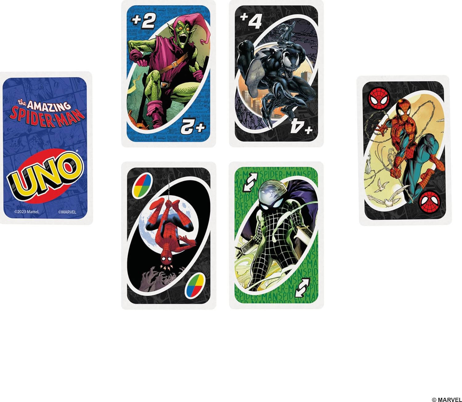 MATTEL UNO THE AMAZING SPIDERMAN CARD GAME