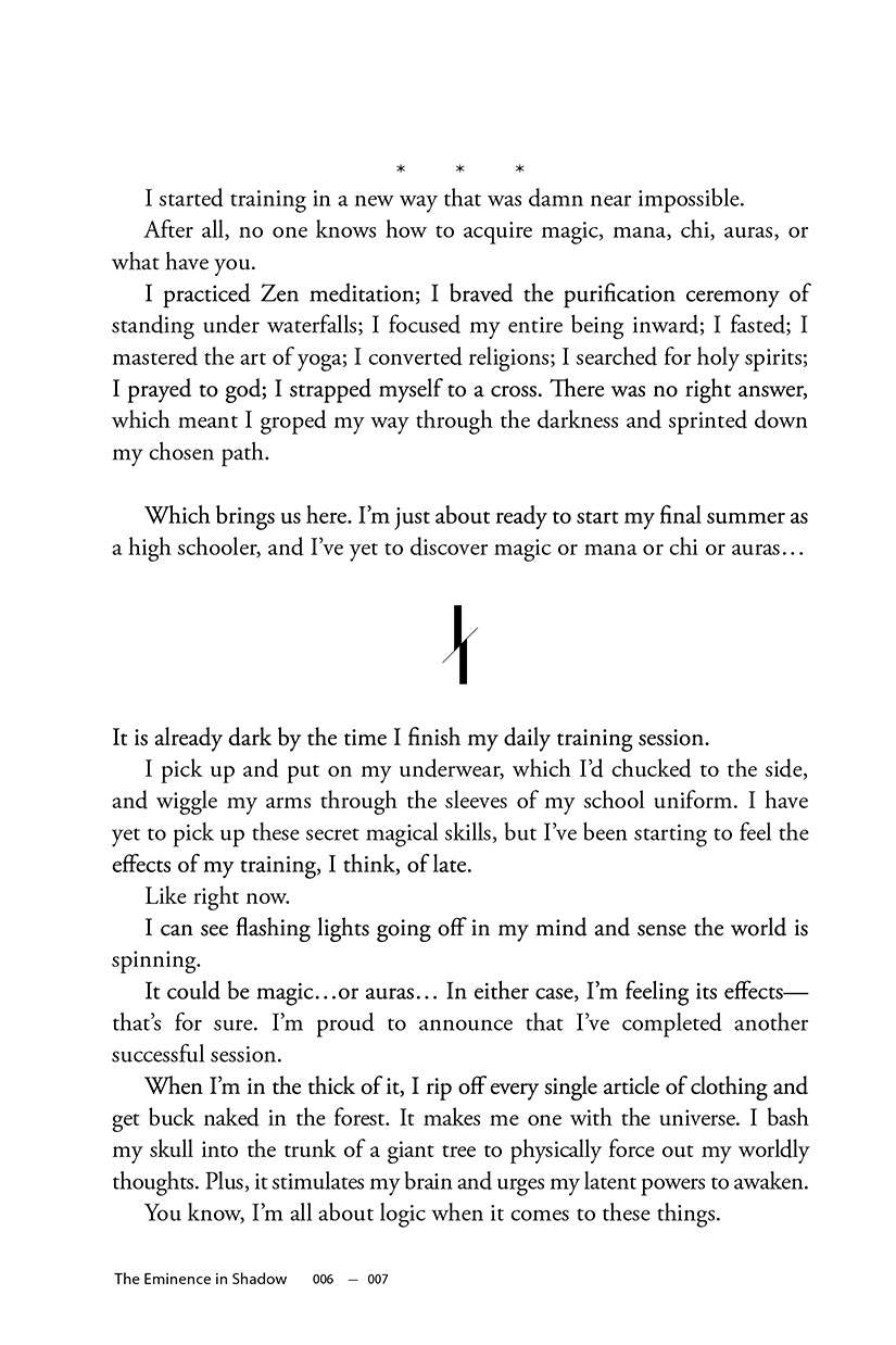 The Eminence In Shadow 01 (Light Novel)