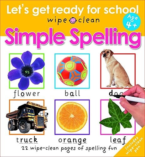 Let's Get Ready For School Simple Spelling