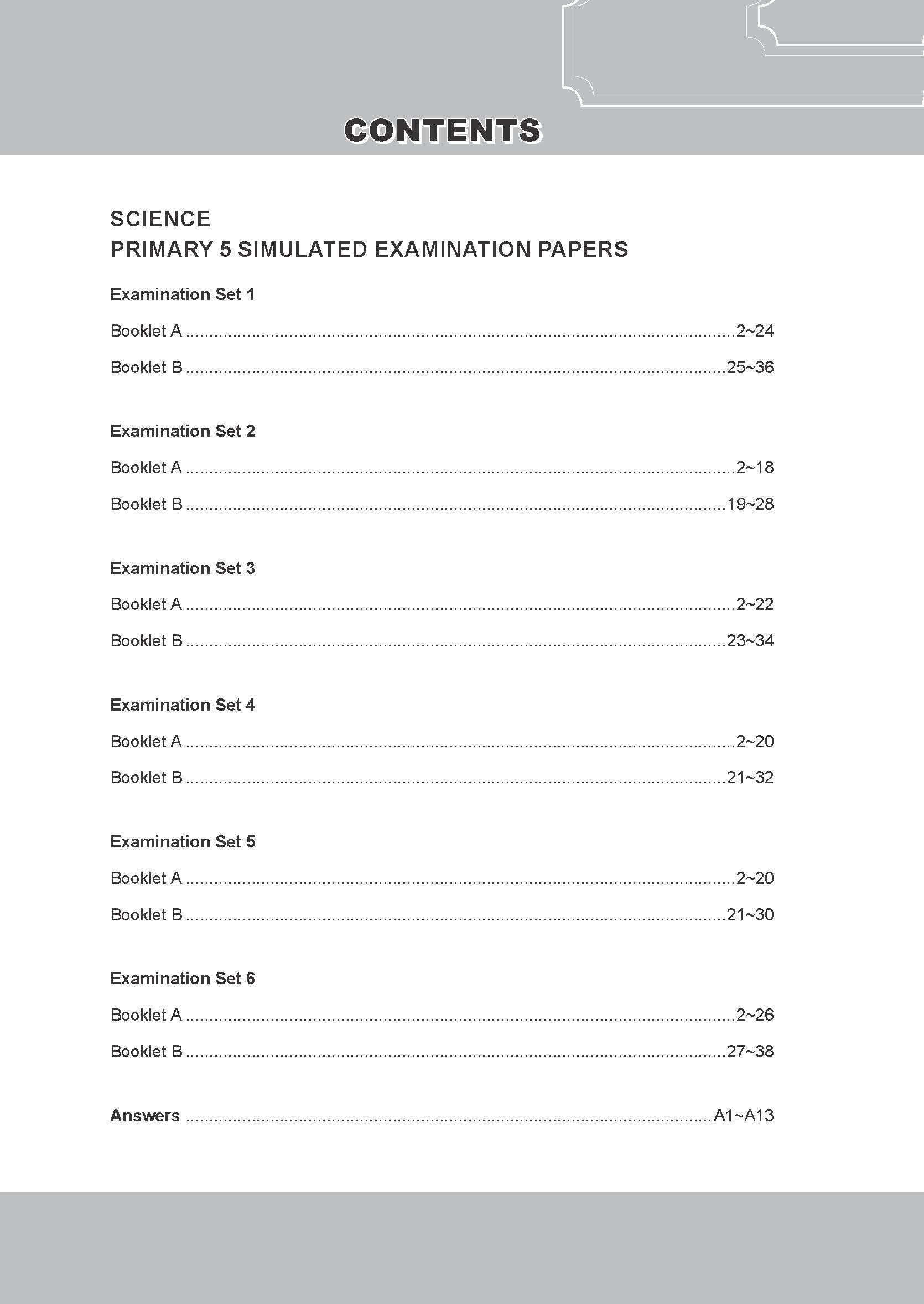 Conquer Science Primary 5 – Simulated Examination Papers