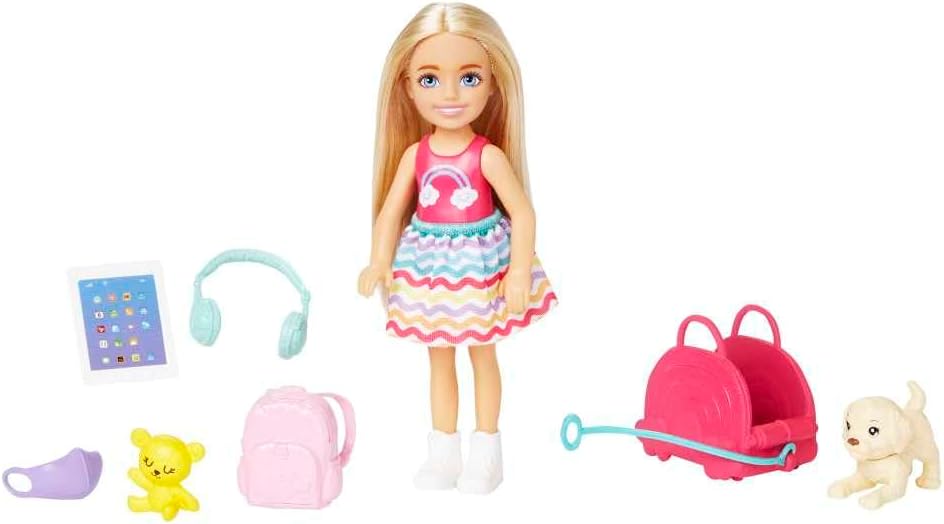 MATTEL BARBIE CHELSEA SMALL DOLL N 6 ACCESSORIES