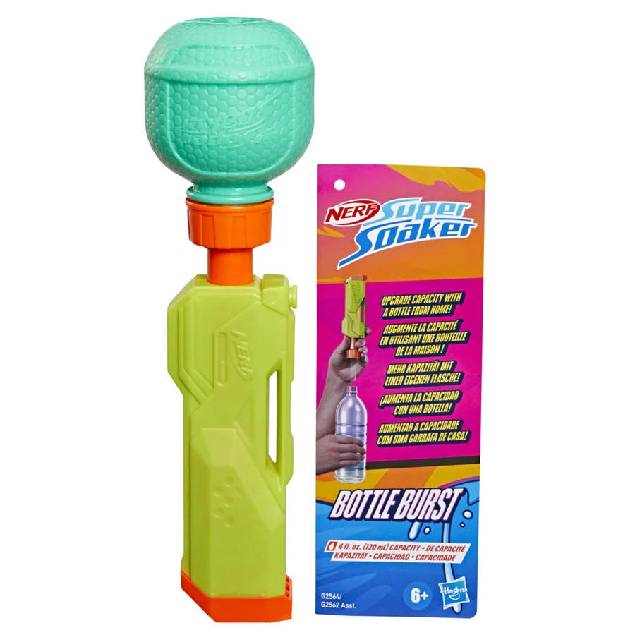 HASBRO NERF SUPERSOAKER BOTTLE BURST ASSORTED