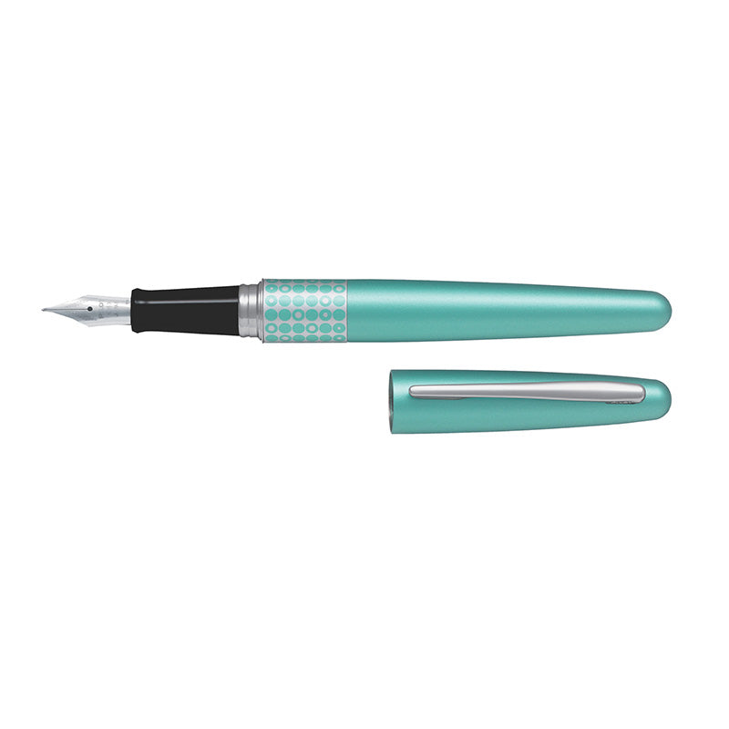 PILOT MR3 SERIES FOUNTAIN PEN, FINE NIB, DOTS DESIGN