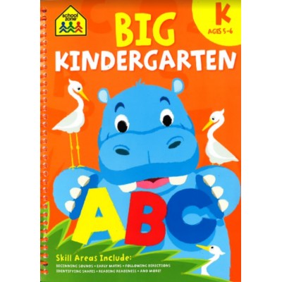 School Zone Big Kindergarten Workbook