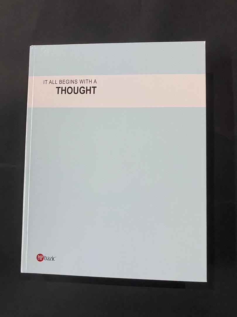 POP BAZIC F5 Hard Cover Book 60GSM 300 Pages - Blue