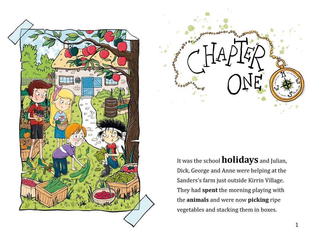 Hodder Childrens Books Famous Five Colour Short Stories Trouble at the Farm (Famous Five Short Stories). Paperback
