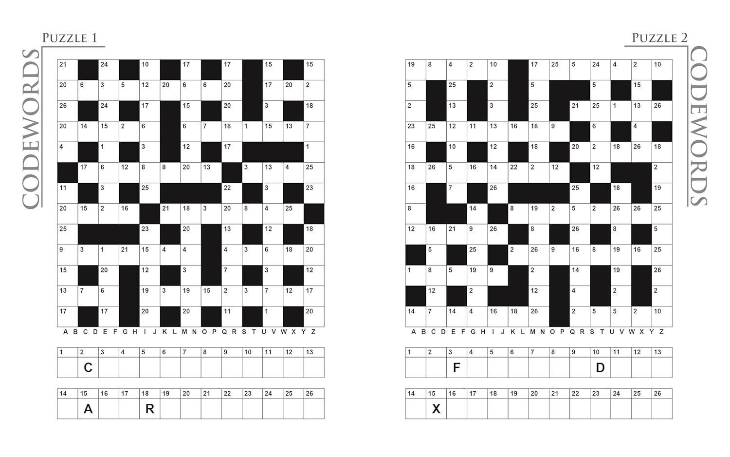 Codewords (Bewildering Brain Teasers For Adults) (Paperback)