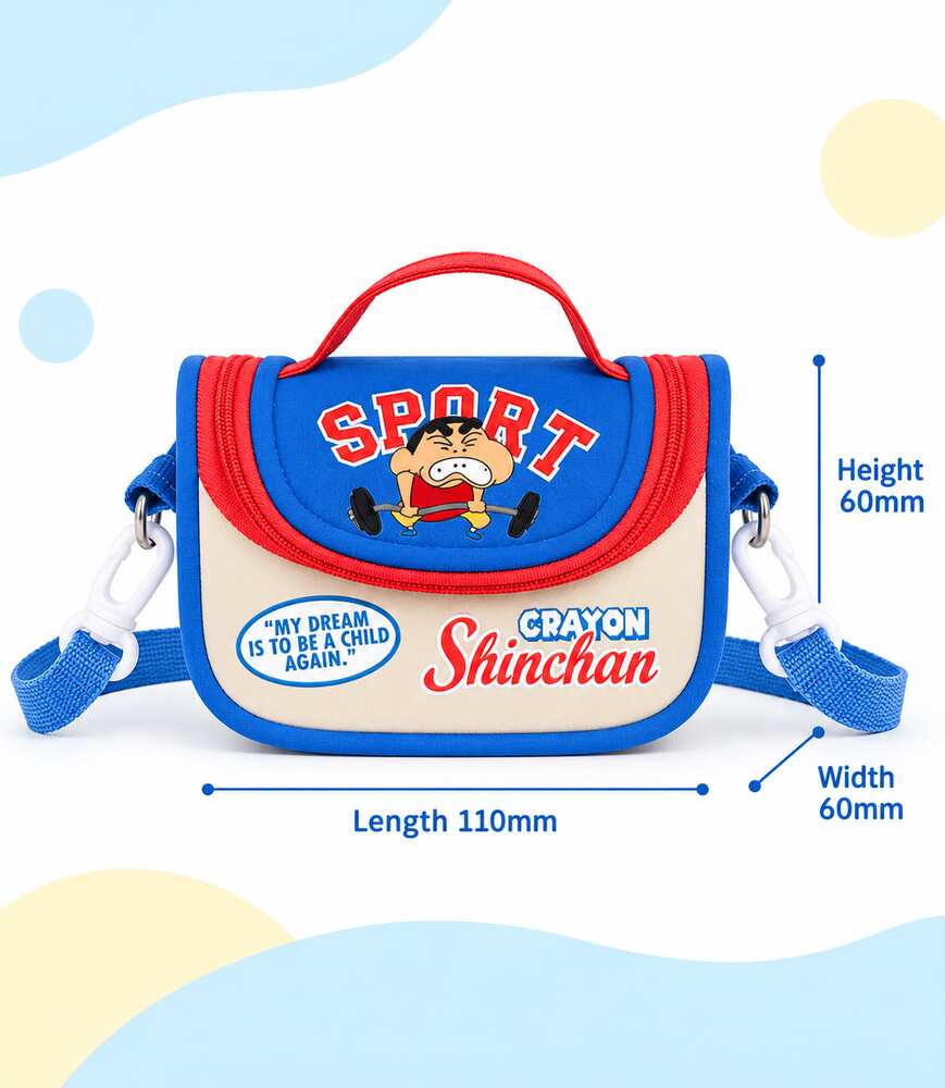  Crayon Shinchan Mini Shoulder Bag – 4 Assorted Design 