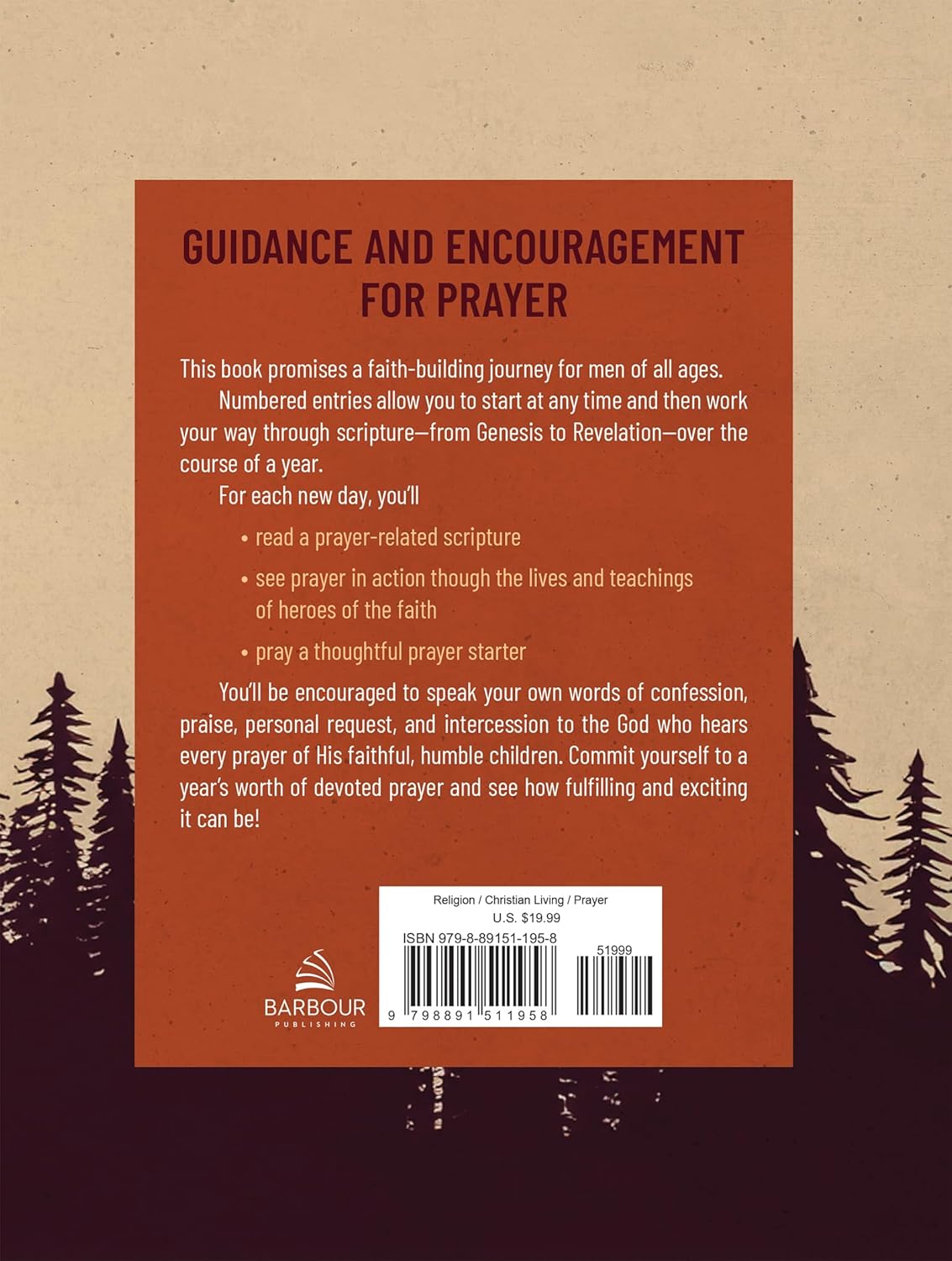 365 Encouraging Prayers for Men: A Genesis-To-Revelation Journey to Build Your Faith