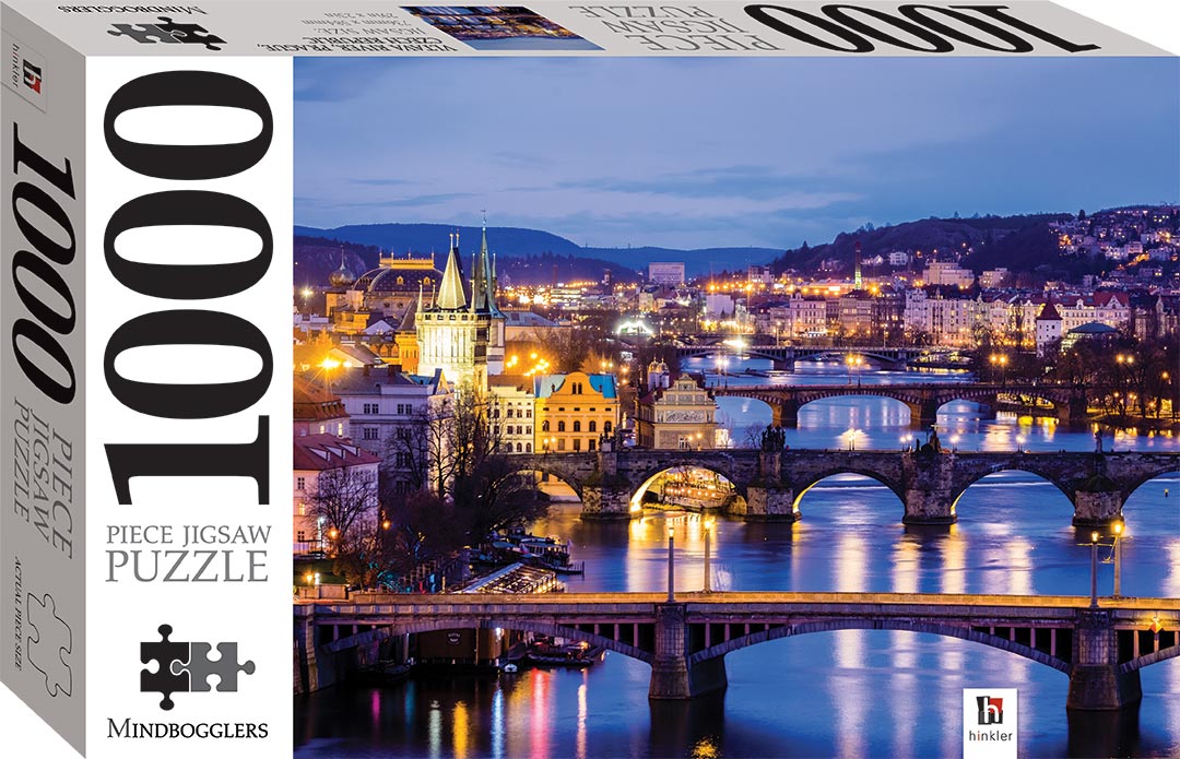 HINKLER MINDBOGGLERS VLTAVA RIVER 1000 PIECE JIGSAW PUZZLE