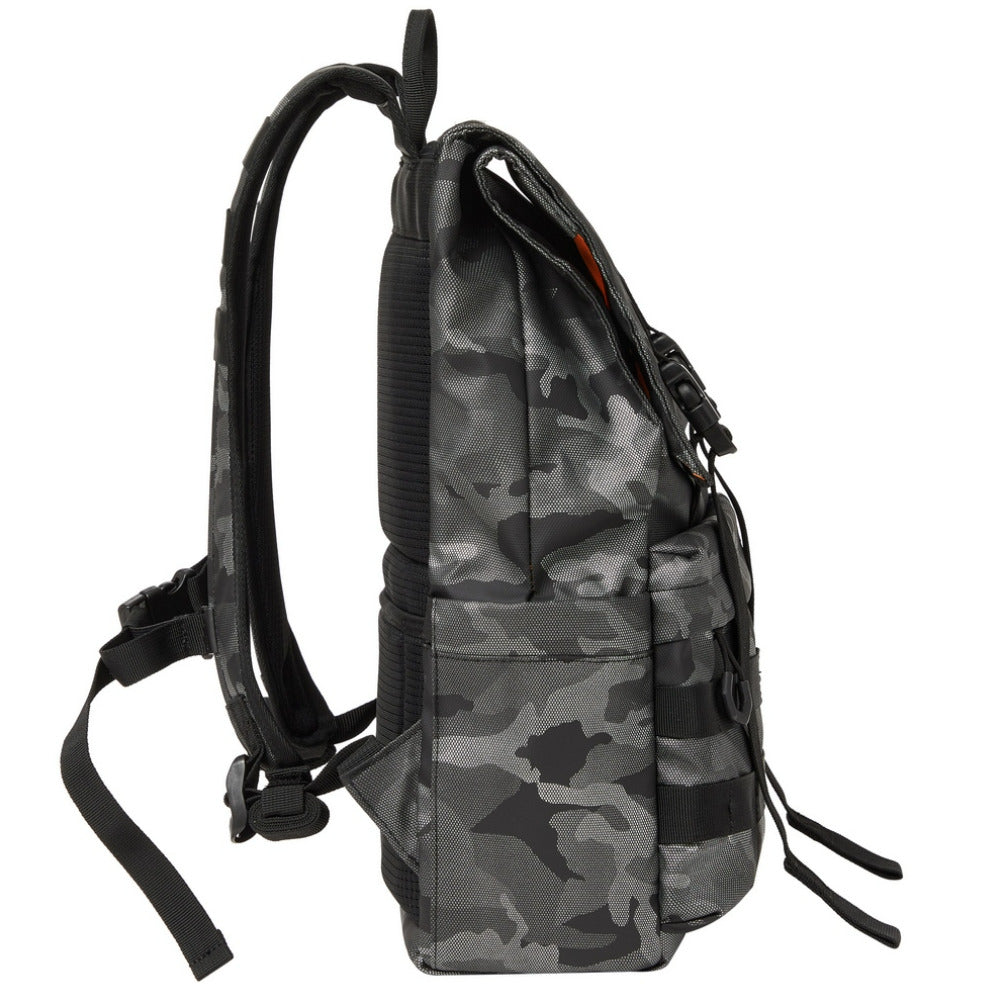 Rivacase 7621 Sherwood-ECO 15L Rolltop Backpack 15.6" - Grey Camo 