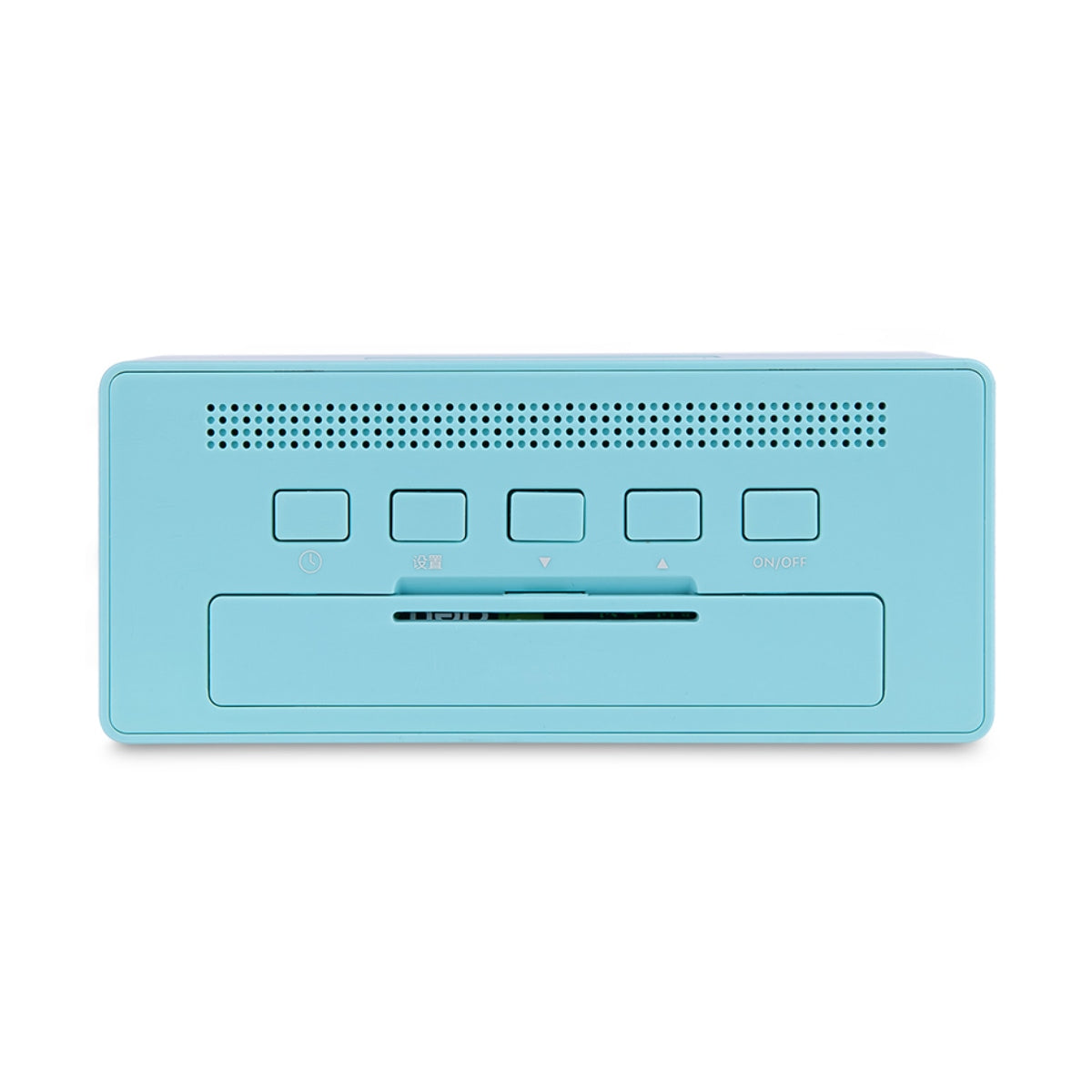 DELI NUSIGN ALARM CLOCK LIGHT BLUE NS881