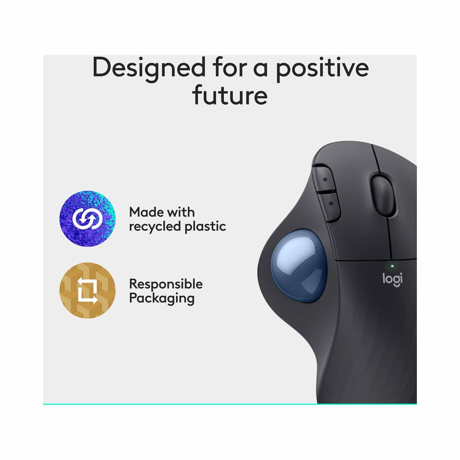 Logitech ERGO M575S - Wireless Trackball Mouse