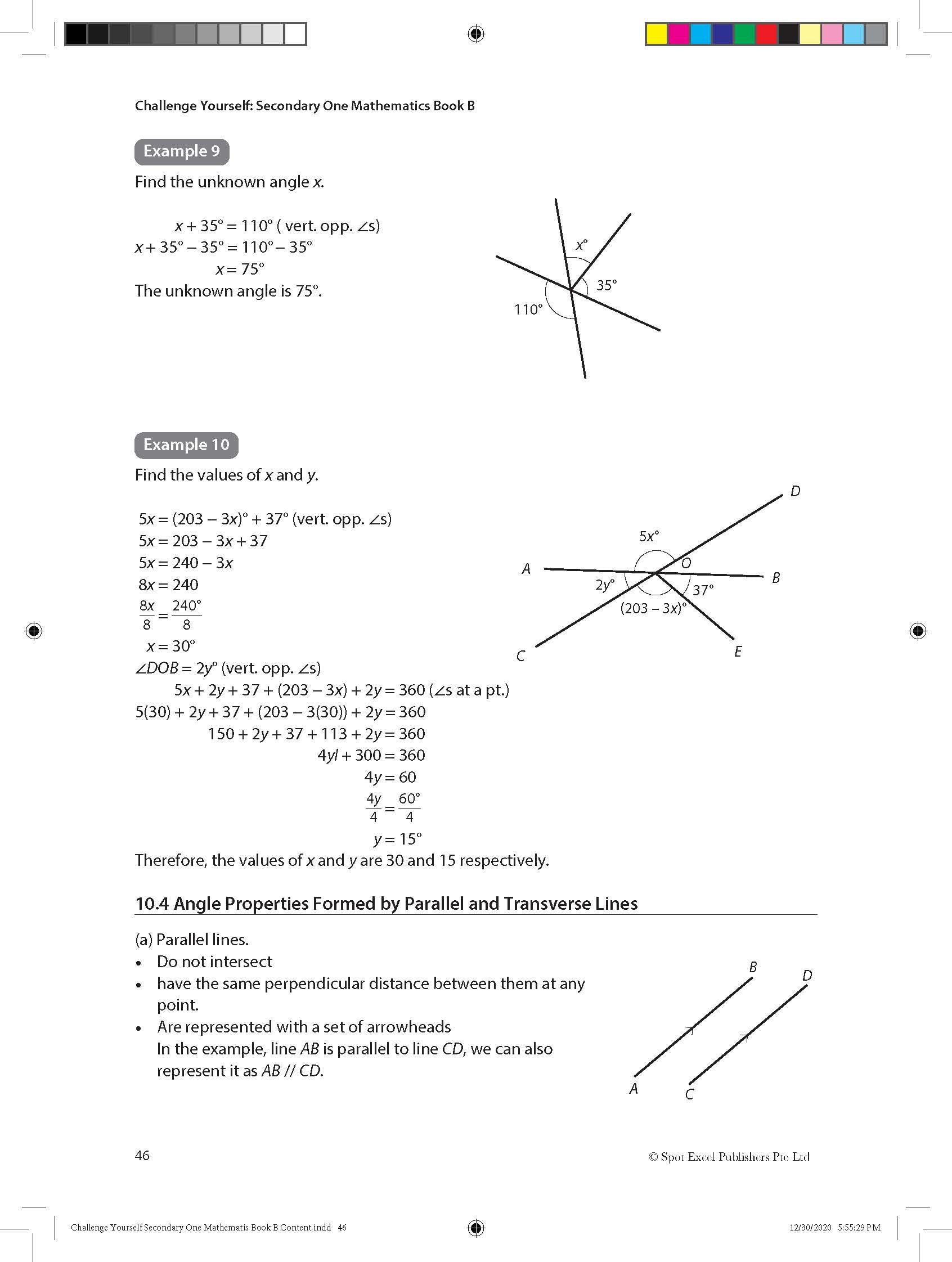 Secondary 1 CHALLENGE YOURSELF  MATHS BK B