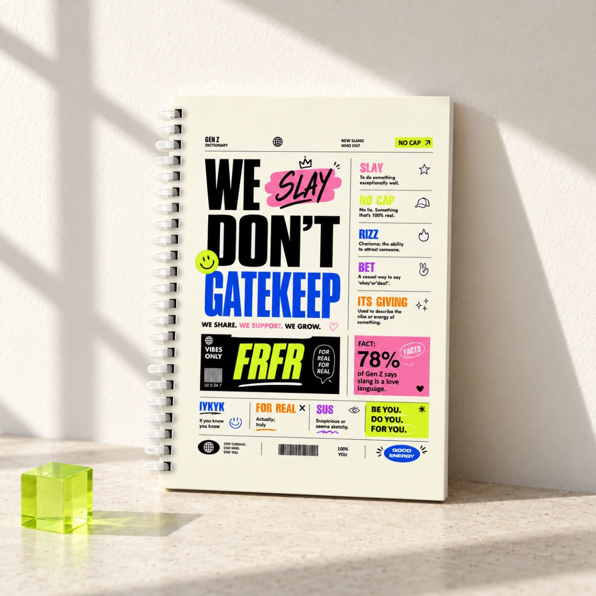 Undated Planner Notebook'26 A5 - Slang 