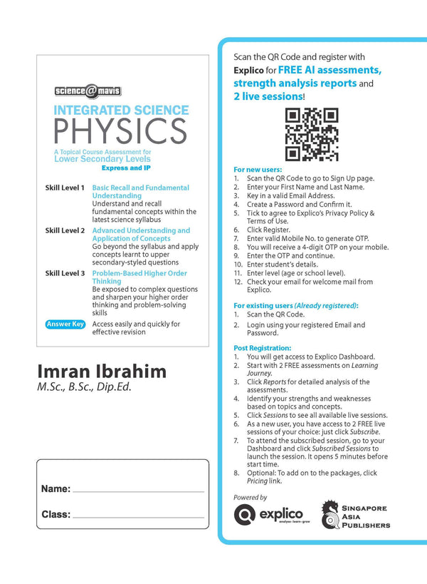 Integrated Science Physics Lower Secondary Levels