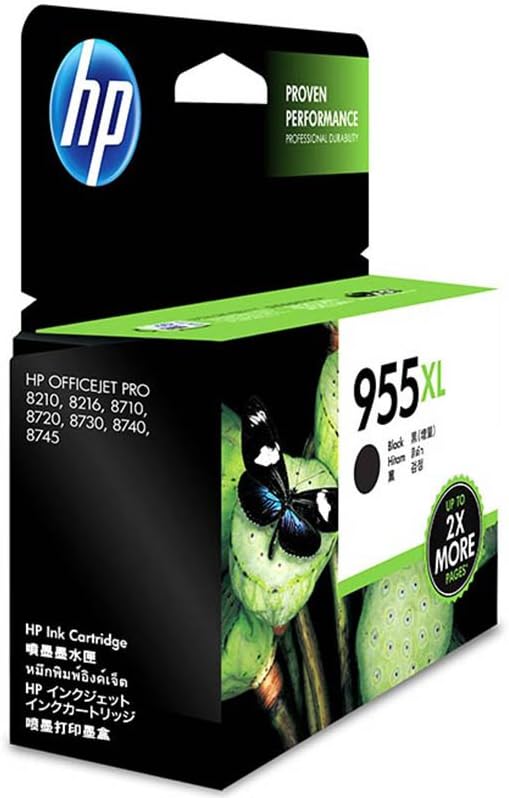 HP 955XL Black Original High Yield Ink Cartridge