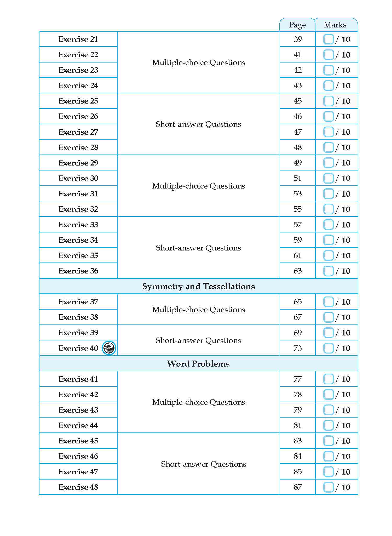 Conquer Mathematics Geometry . Area and Perimeter . Money . Graphs Workbook 4