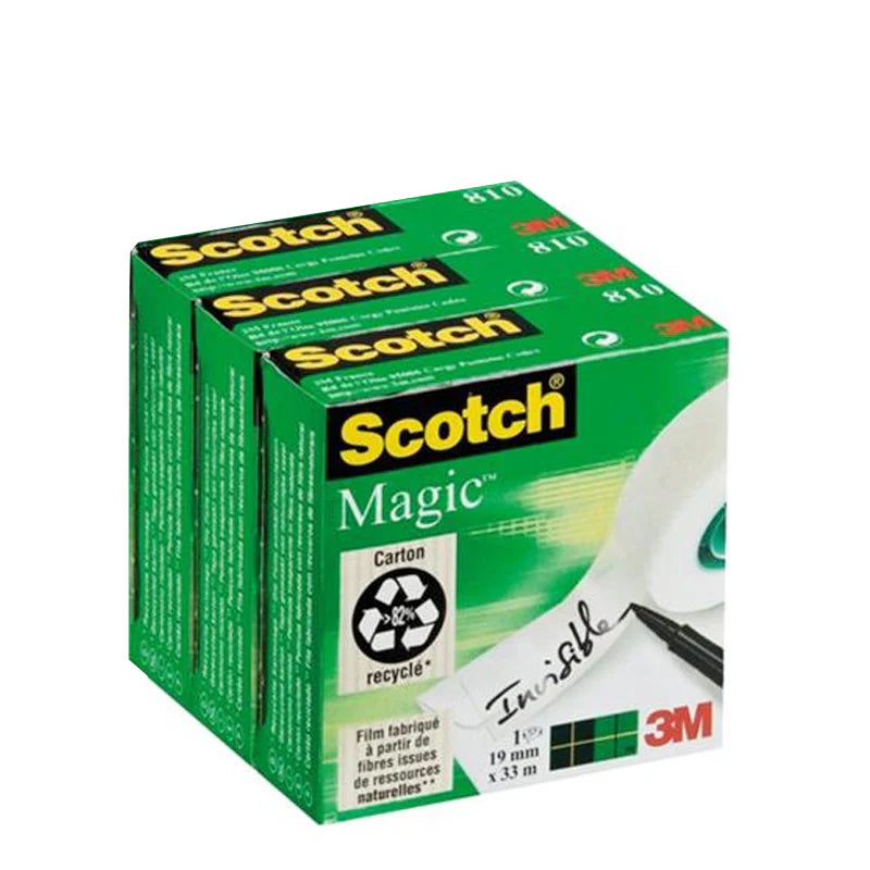 Scotch® 810VP Magic Transparent Tape 3Rolls Value Pack