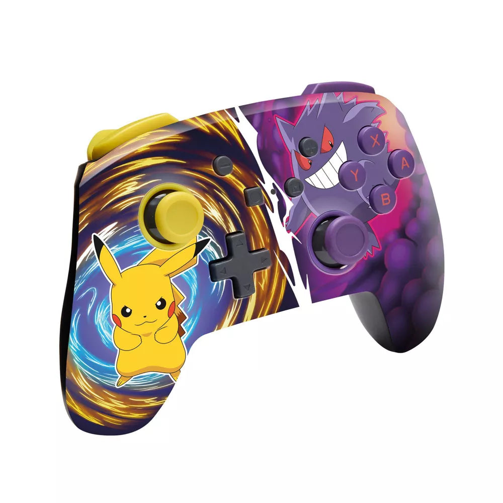 PowerA Pikachu vs Gengar Enhanced Wireless Controller - Nintendo Switch: USB & Bluetooth