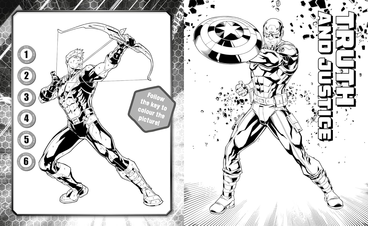 Marvel Avengers: 5 in 1 Colouring (Paperback)