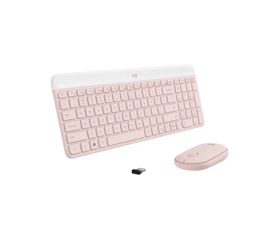 Logitech MK470 Slim Combo Wireless Mouse & Keyboard Rose