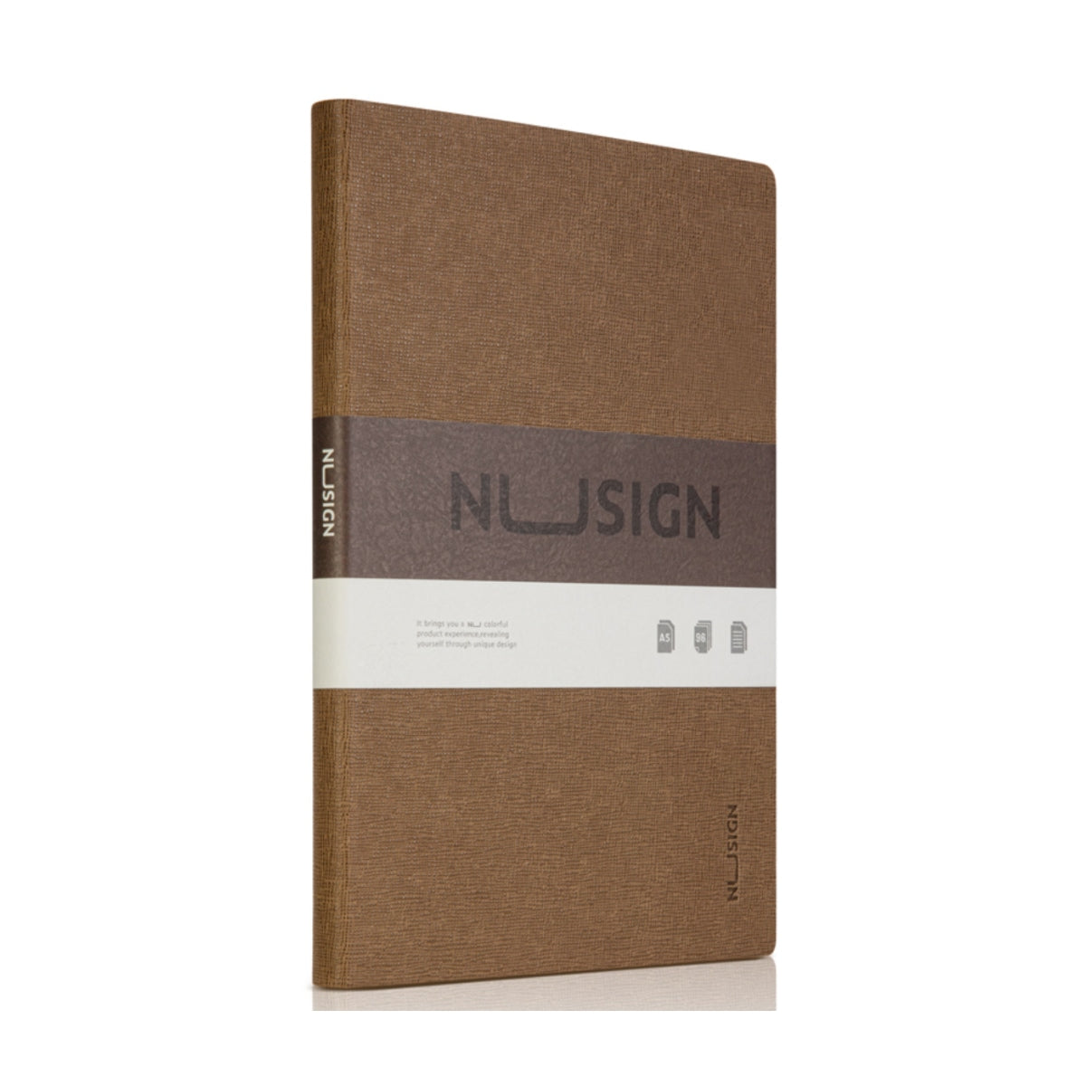 DELI NUSIGN A5 PU NOTEBOOK 96'S NS262