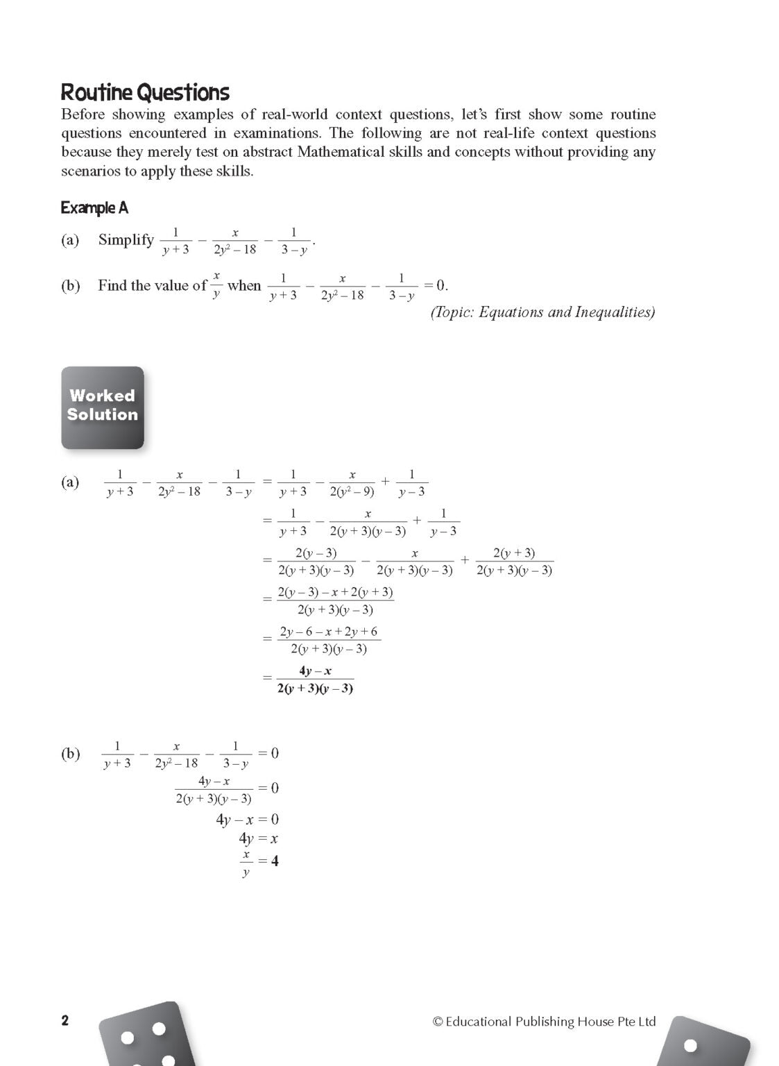 O-Level Real World Maths Problems