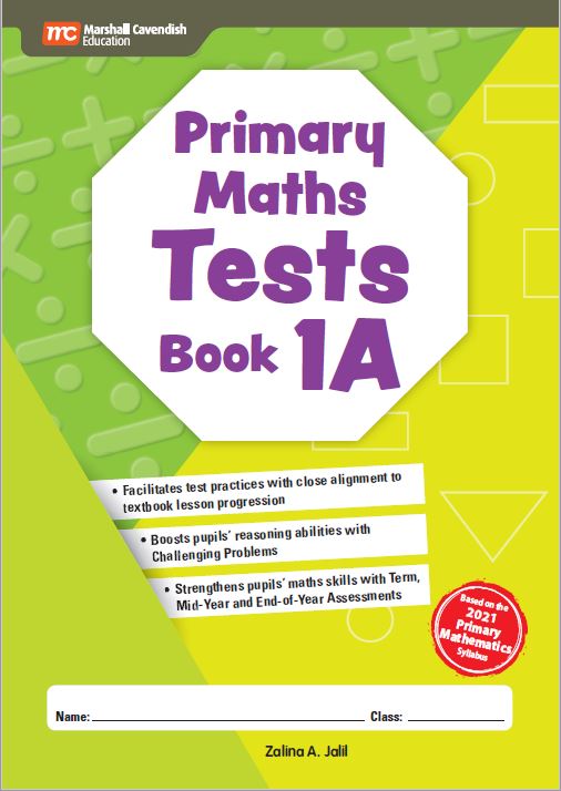 Primary 1A Maths Tests Book
