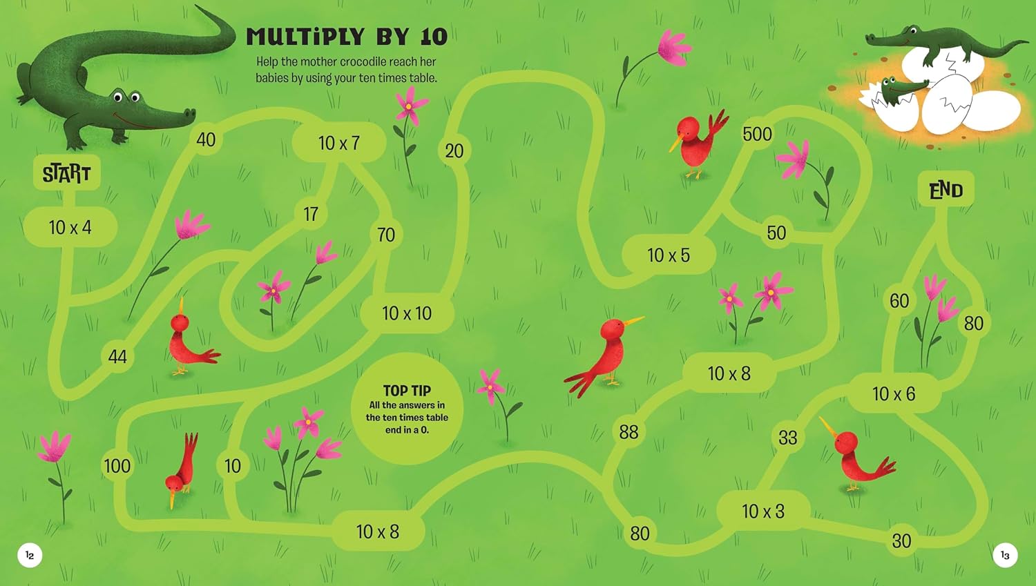 Amazing Maths Mazes: Times Tables: Solve the Maths Problems to Race Through the Mazes! (Paperback)