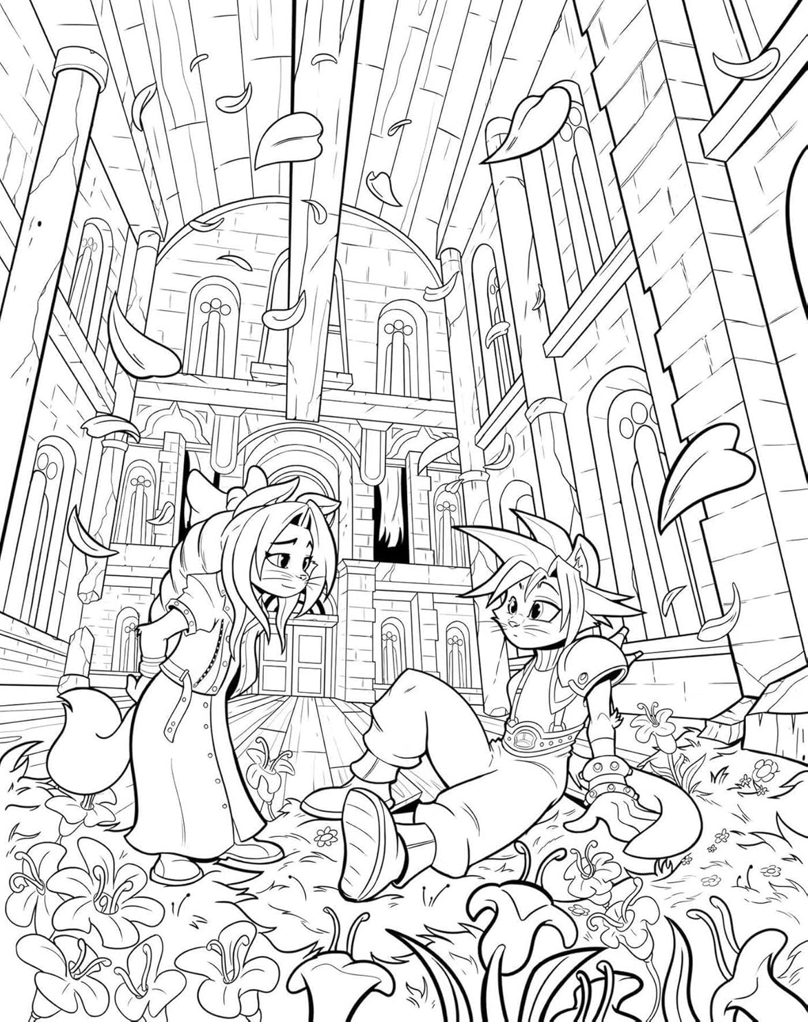 Gamer Kitties: A Pawsome Gaming Coloring Book – Paperback